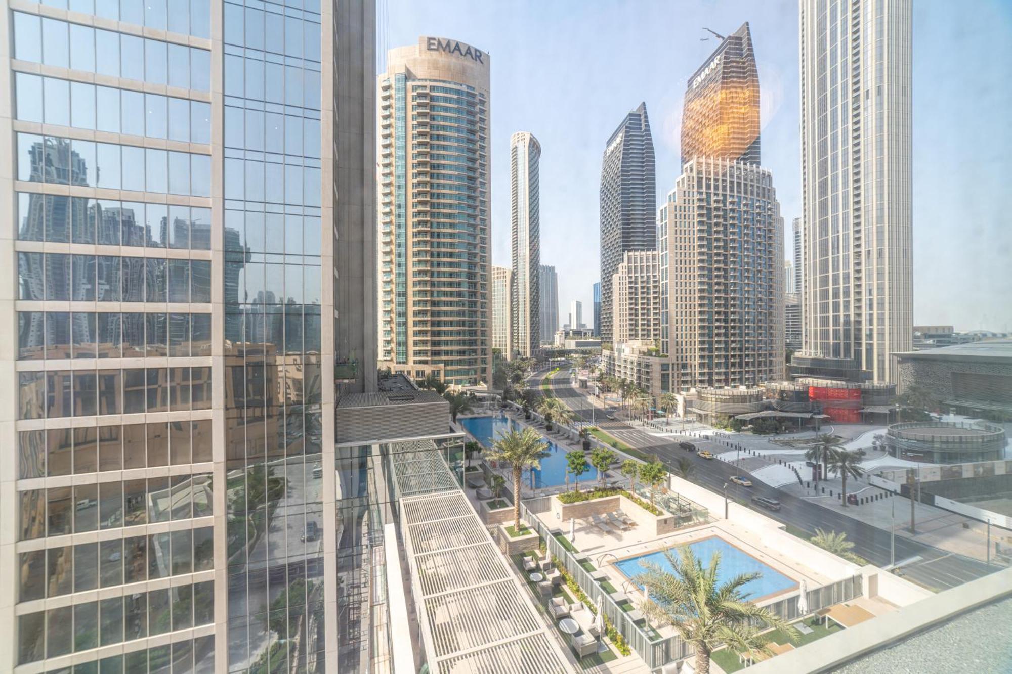 First Class 2Br With Full Dubai Boulevard View Εξωτερικό φωτογραφία